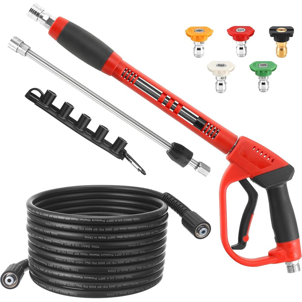 Power Washer Gun Replacement - Washer Gun and Hose Kit, 25ft