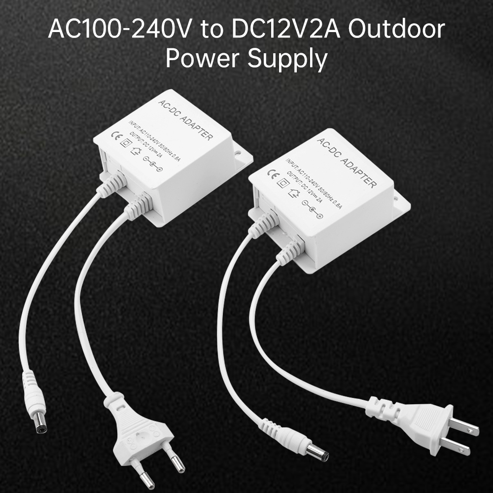 DC12V 2A EU Plug Adapter Secur - Outdoor Power Wash recension och pris
