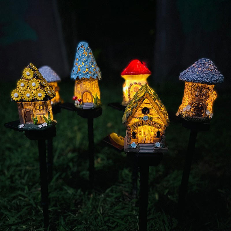 Solar Powered Mushroom Lights  - Outdoor Yard Power Stake recension och pris