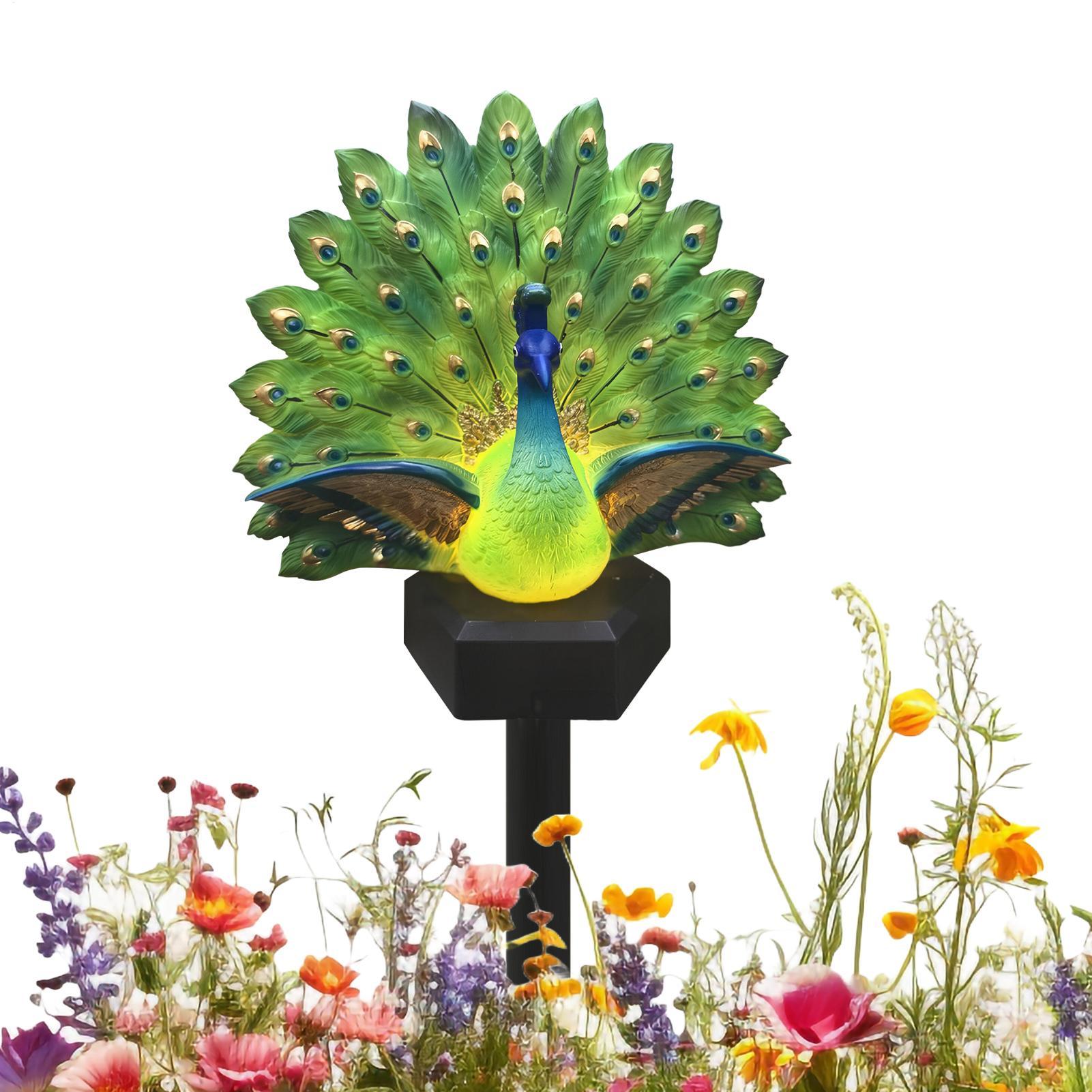 Solar Powered Bird Decor Solar - Outdoor Yard Power Stake recension och pris