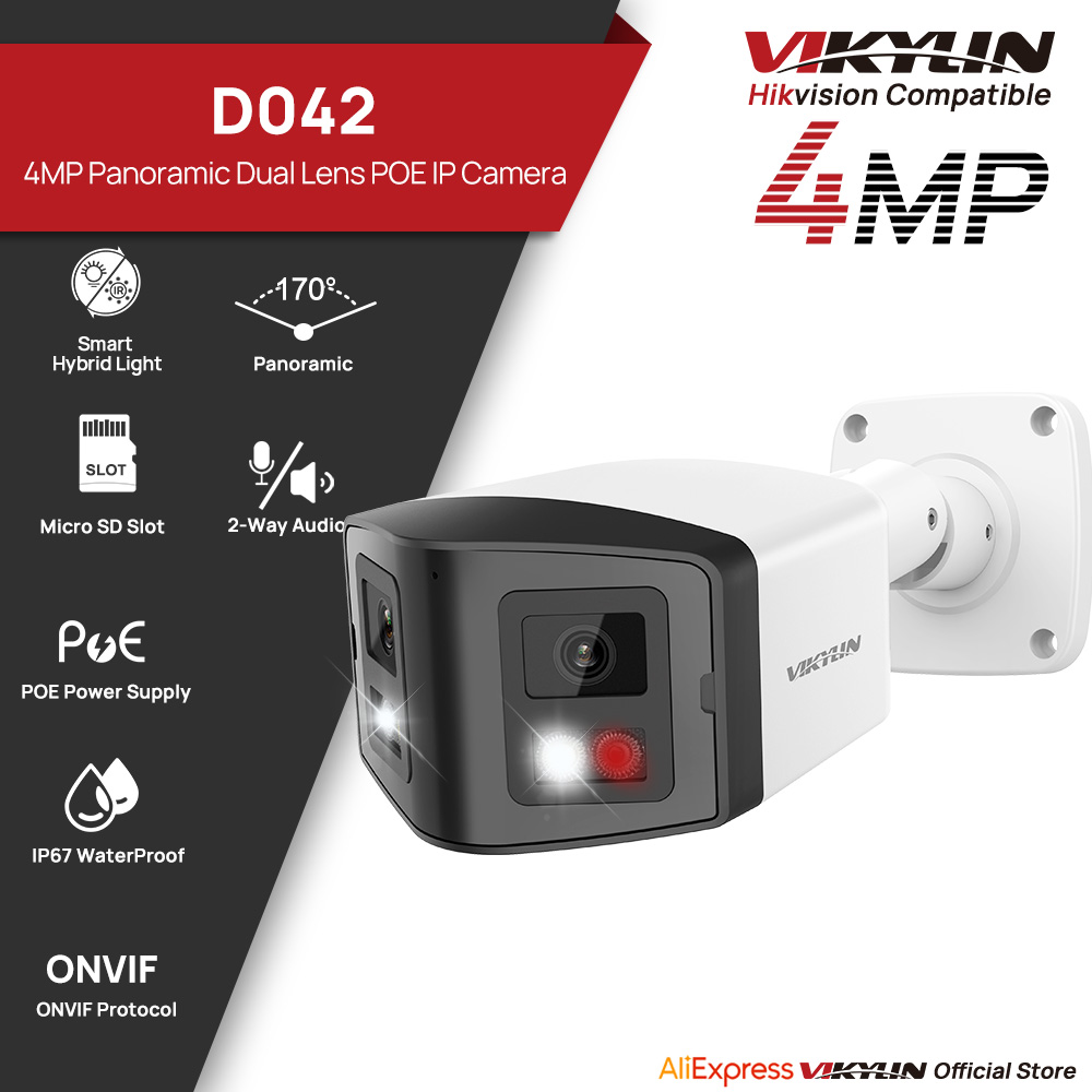 VIKYLIN 170° Panoramic Securit - Outdoor Power Post recension och pris