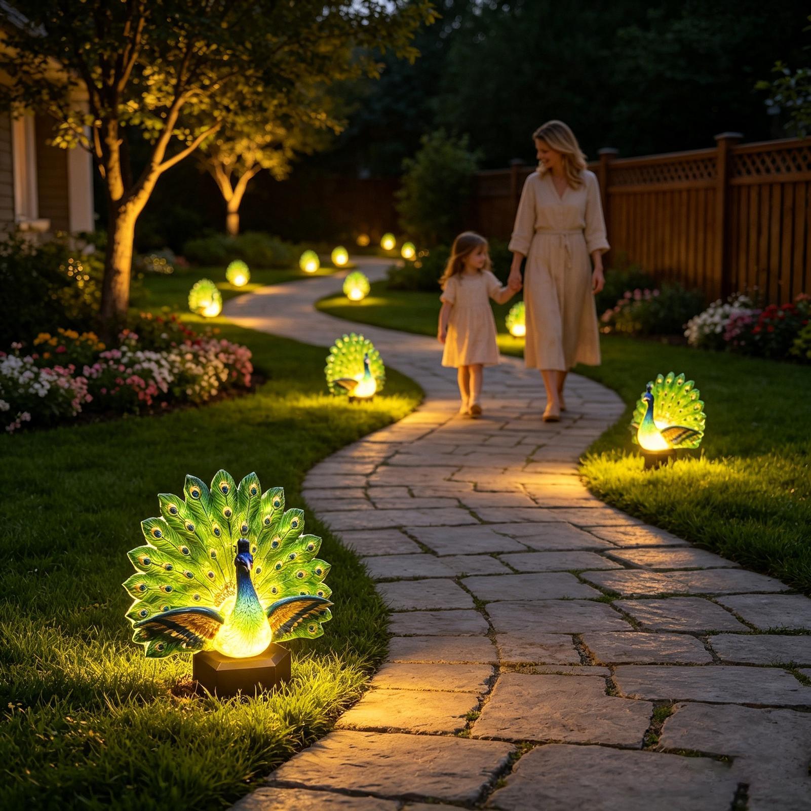 Solar Bird Garden Sculpture So - Outdoor Yard Power Stake recension och pris