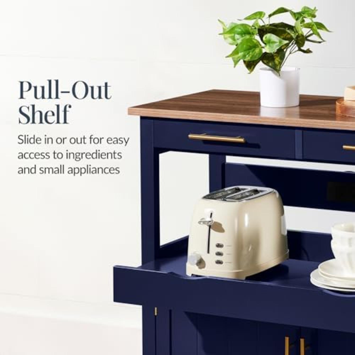 36in Large Rolling Kitchen Isl - Outdoor Kitchen Power Outlet recension och pris