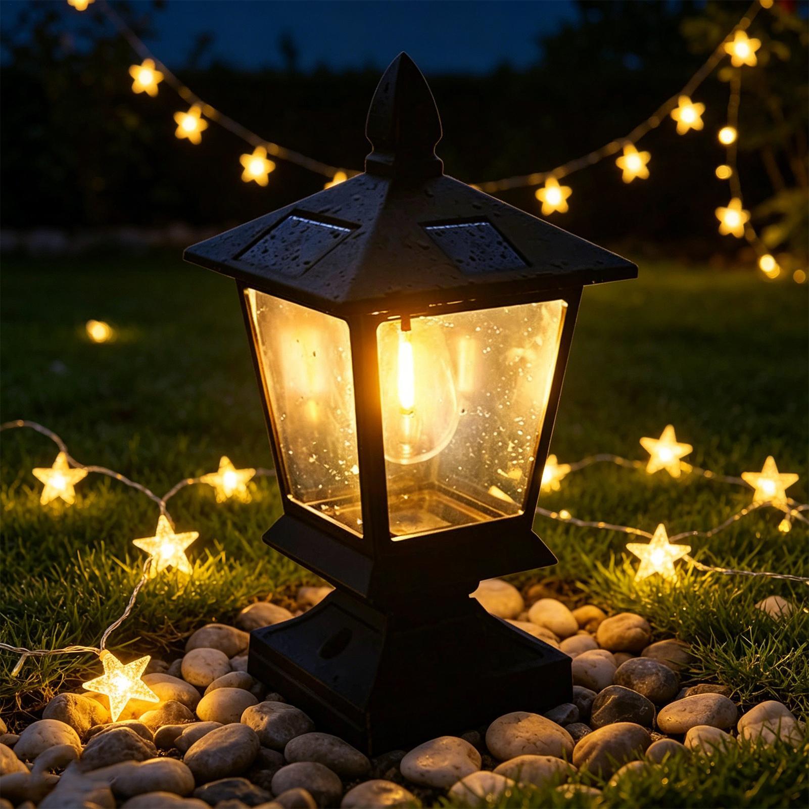 Waterproof Solar Garden Lights - Outdoor Power Post recension och pris