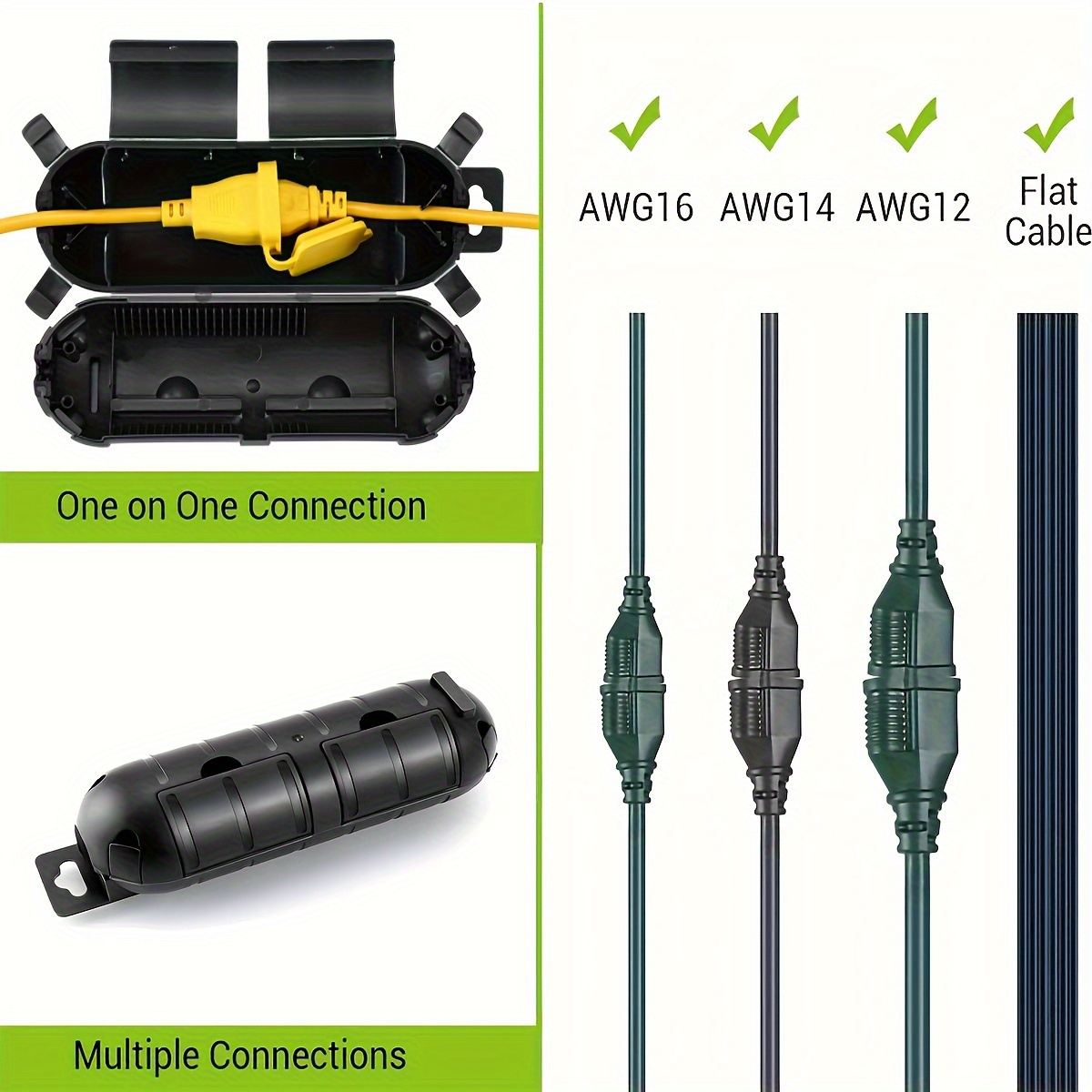 Extension Cord Plug Connection - Extension Cord Outdoor recension och pris
