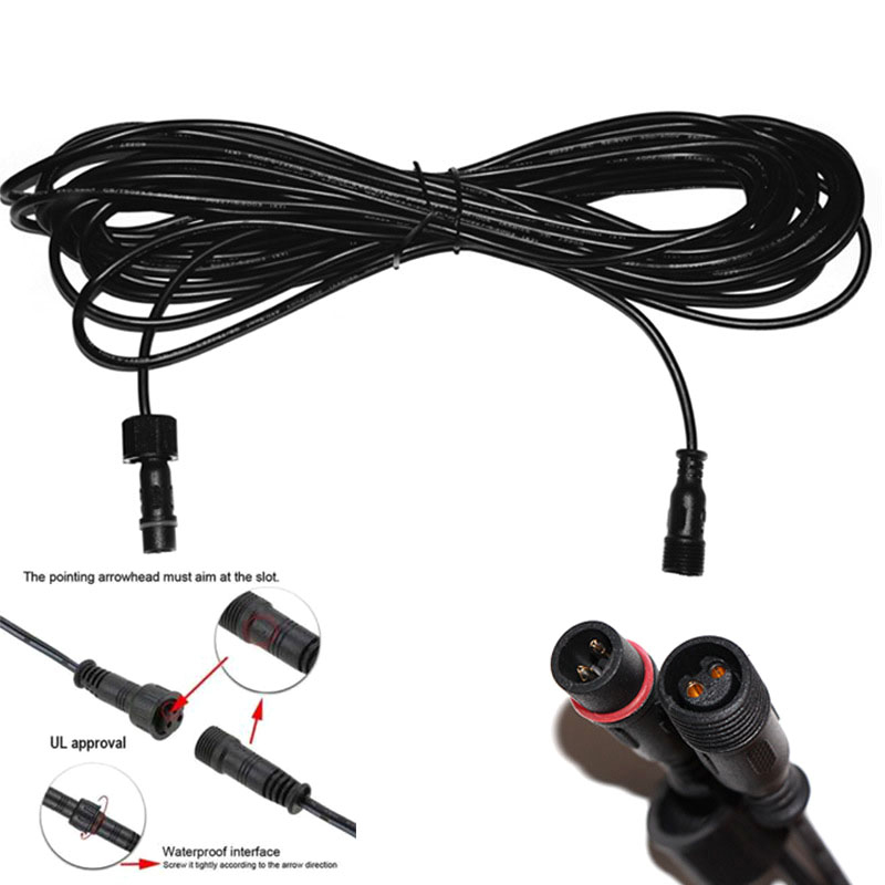 5m Double hole Plug Led Solar  - Extension Cord Outdoor recension och pris