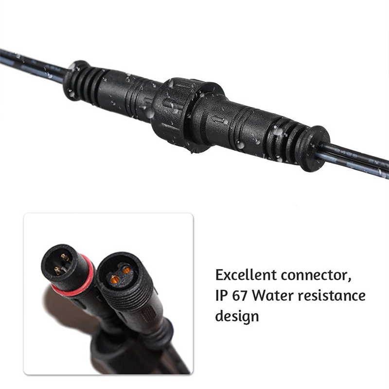 5m Double hole Plug Led Solar  - Extension Cord Outdoor recension och pris