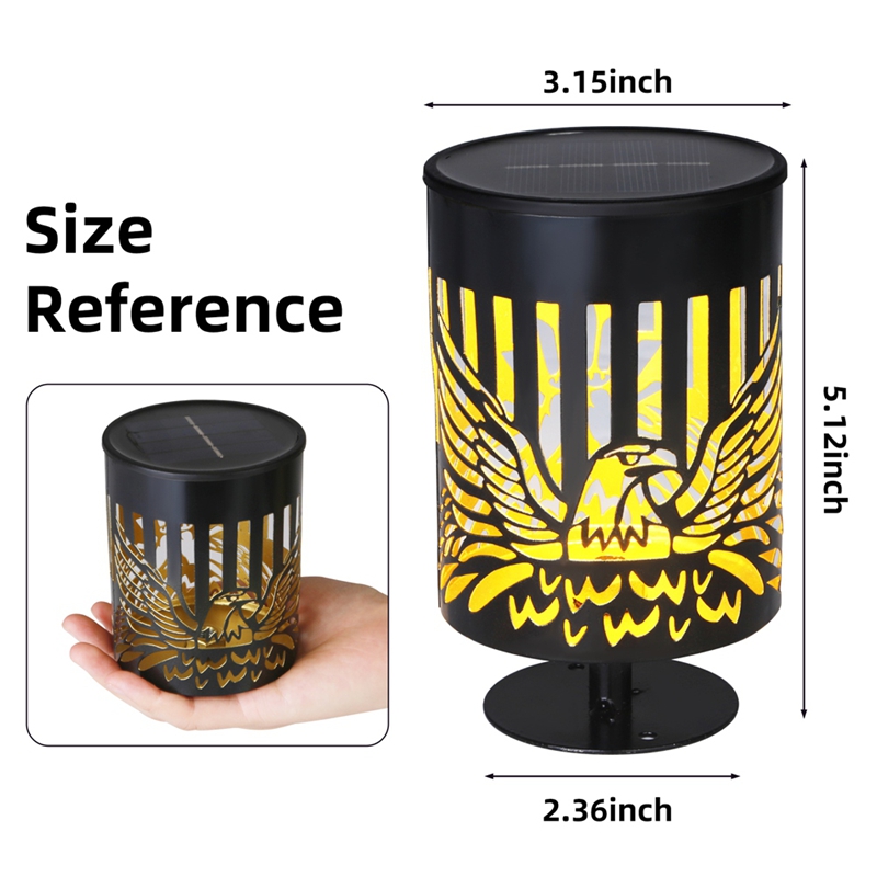 2 Pack Solar Fence Lights Meta - Outdoor Power Post recension och pris