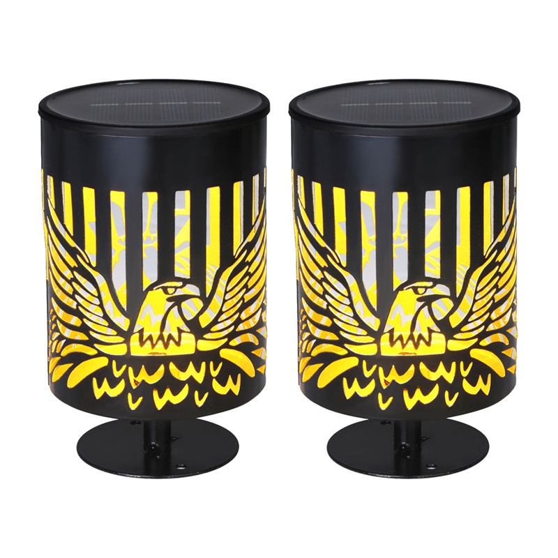 2 Pack Solar Fence Lights Meta - Outdoor Power Post recension och pris