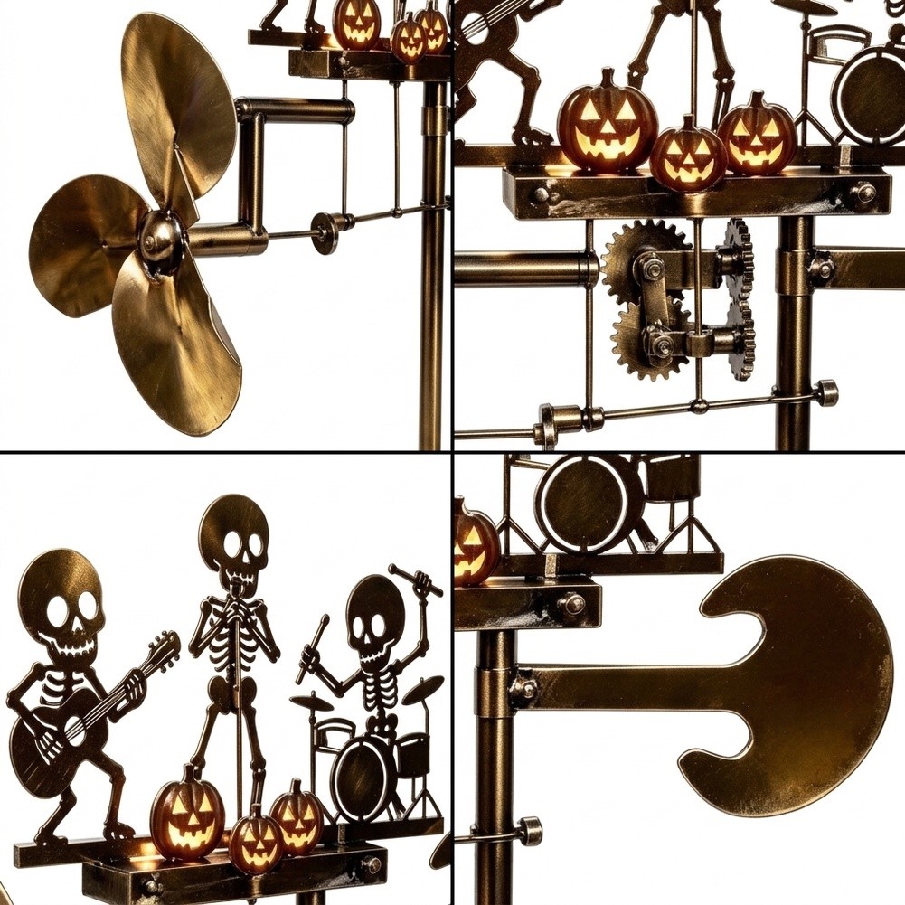 1 Piece Halloween Vintage Skel - Outdoor Yard Power Stake recension och pris