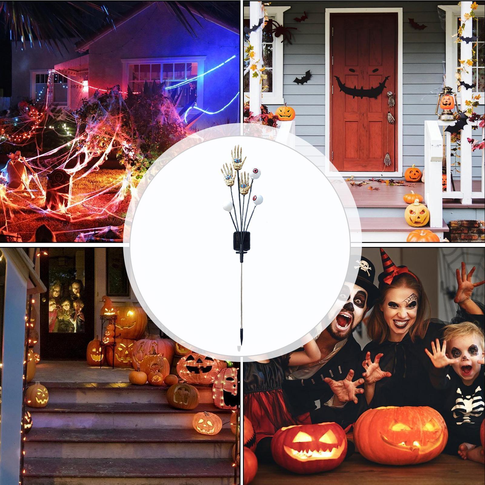 Hand Stake Lights Skeleton Han - Outdoor Yard Power Stake recension och pris