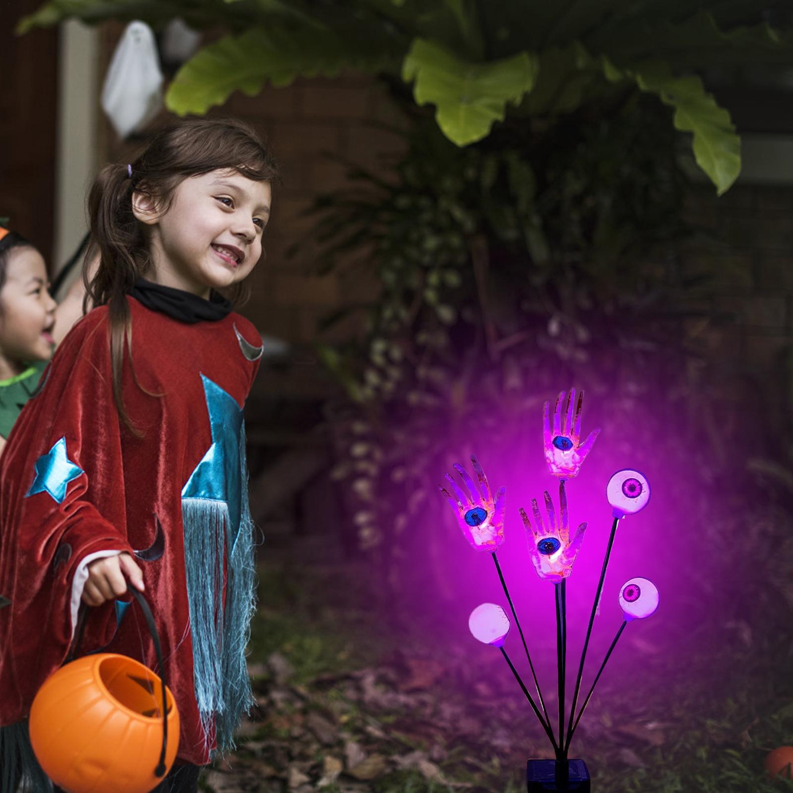 Hand Stake Lights Skeleton Han - Outdoor Yard Power Stake recension och pris