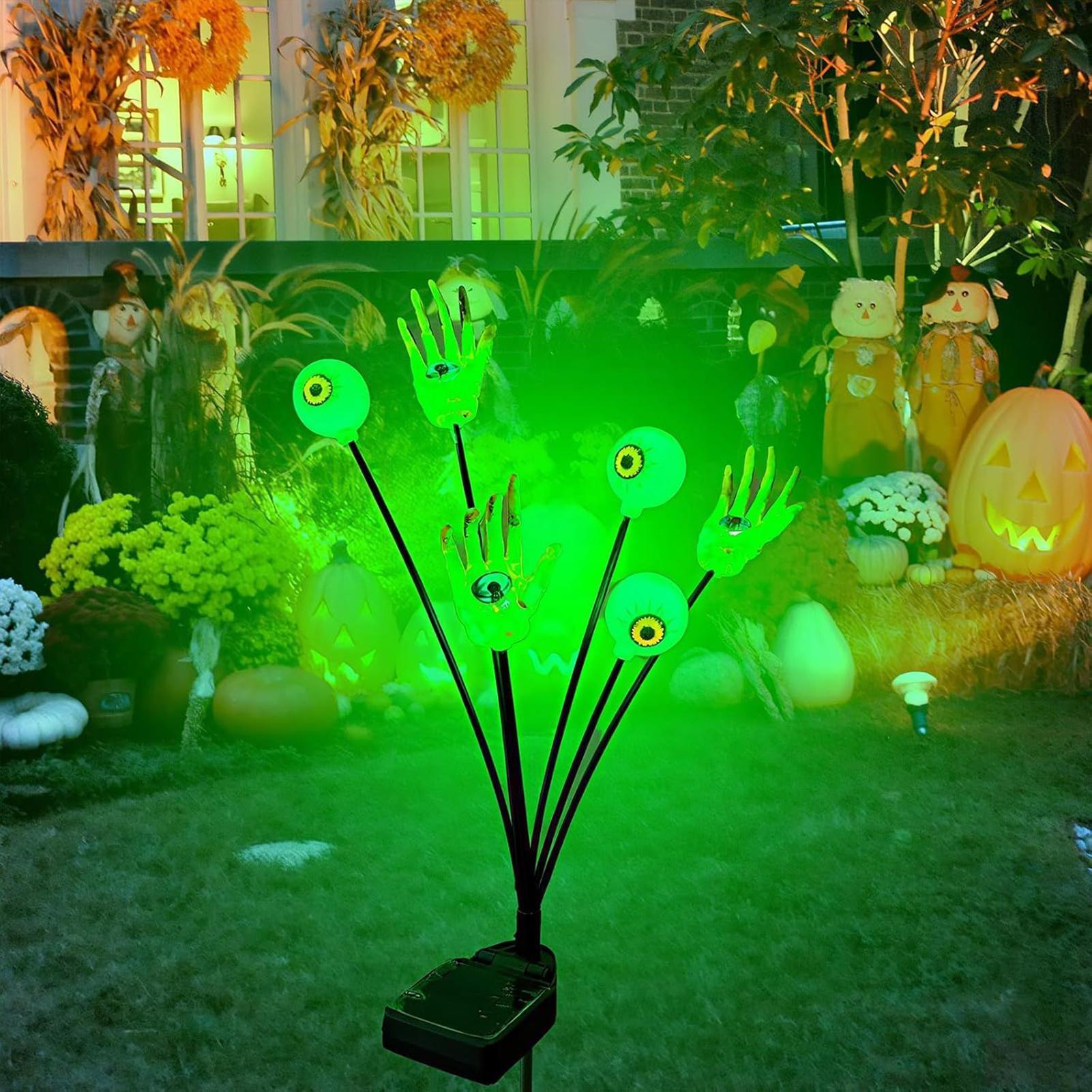 Hand Stake Lights Skeleton Han - Outdoor Yard Power Stake recension och pris