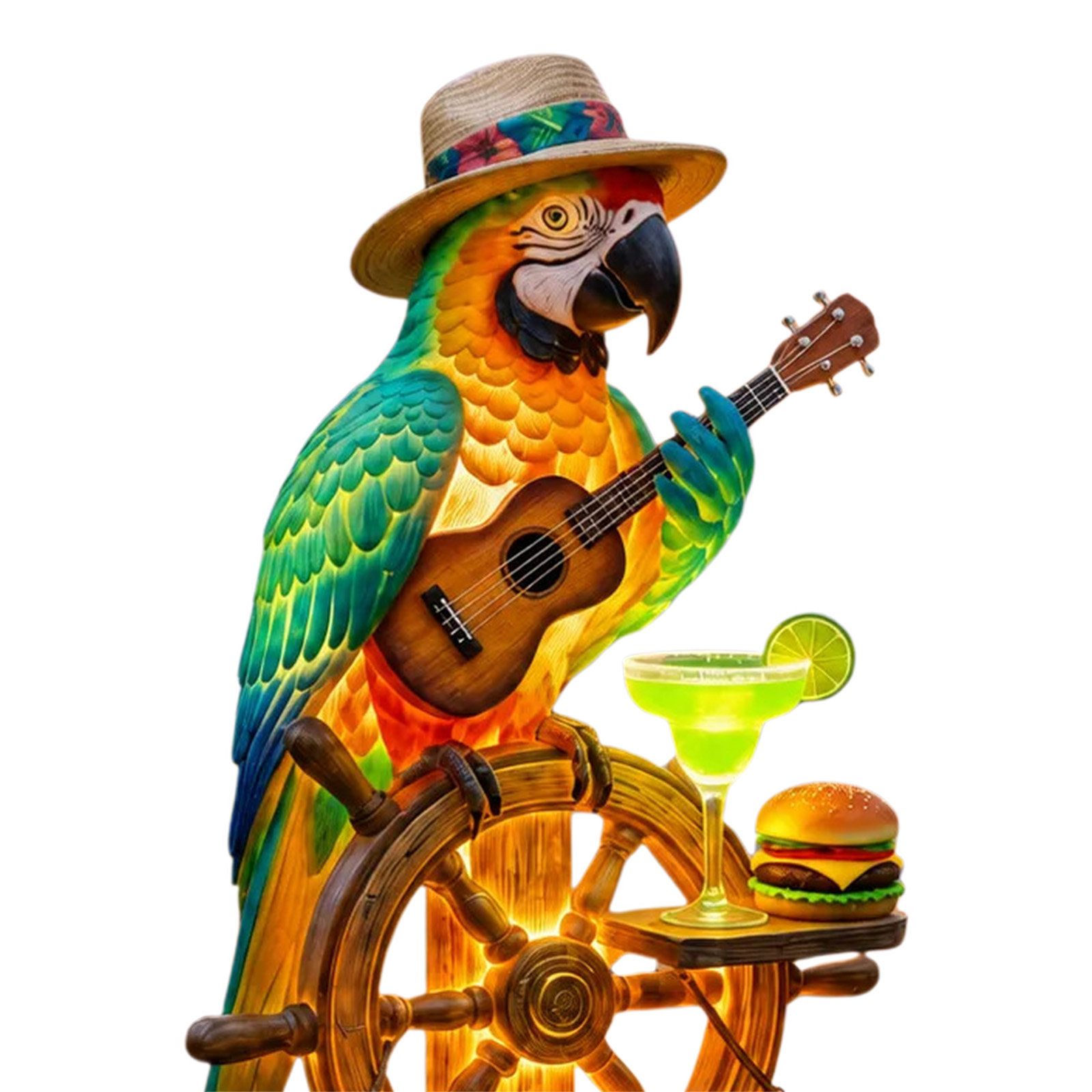 Solar-Powered Outdoor Parrot S - Outdoor Yard Power Stake recension och pris