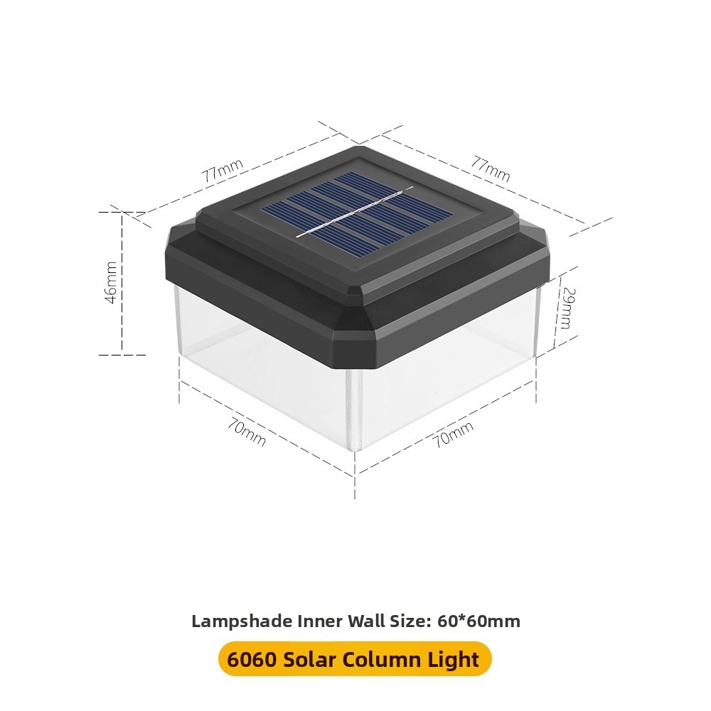 IP65 Waterproof Solar LED Post - Outdoor Power Post recension och pris
