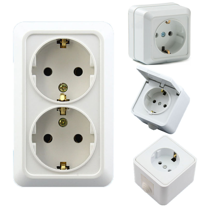 White Germany 10A 16A Waterpro - Outdoor Kitchen Power Outlet recension och pris