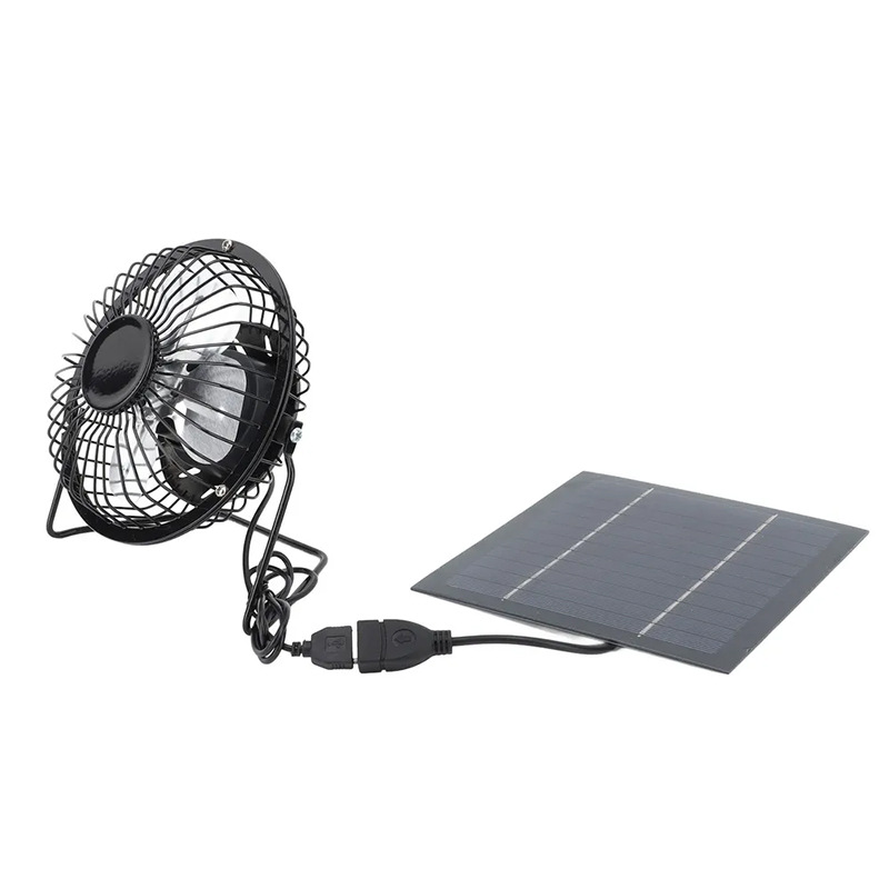 4 Inch DC Fan Solar Energy Coo - Outdoor Power Vent recension och pris