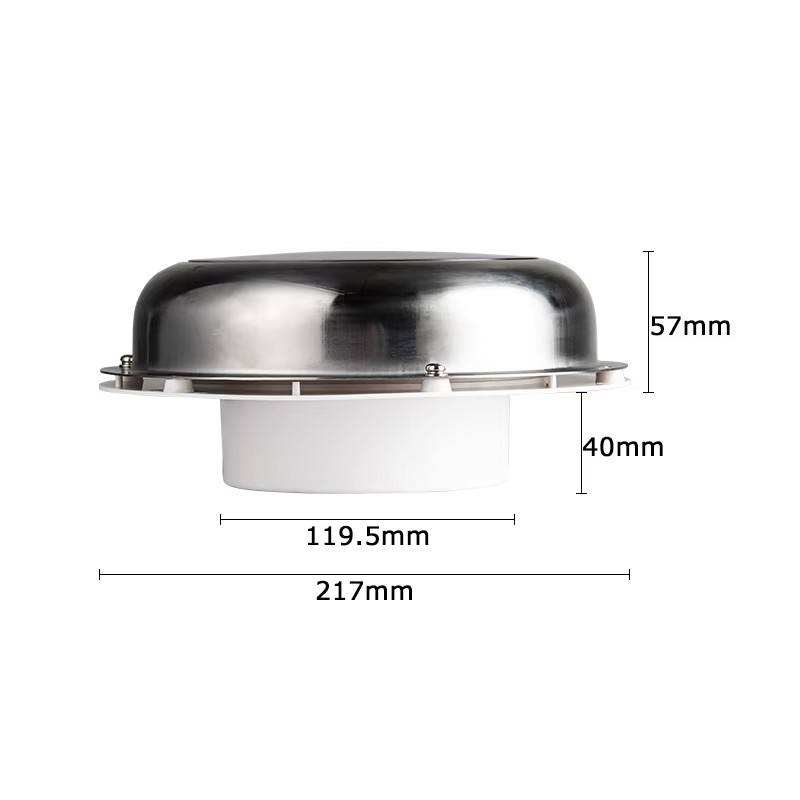 Solar Powered Round Exhaust Fa - Outdoor Power Vent recension och pris