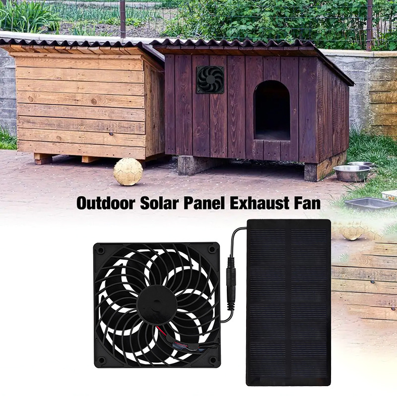 12cm Solar Exhaust Fan Waterpr - Outdoor Power Vent recension och pris