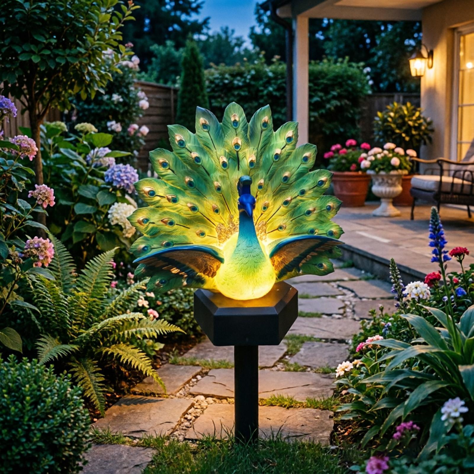 Solar Bird Garden Decor Solar  - Outdoor Yard Power Stake recension och pris