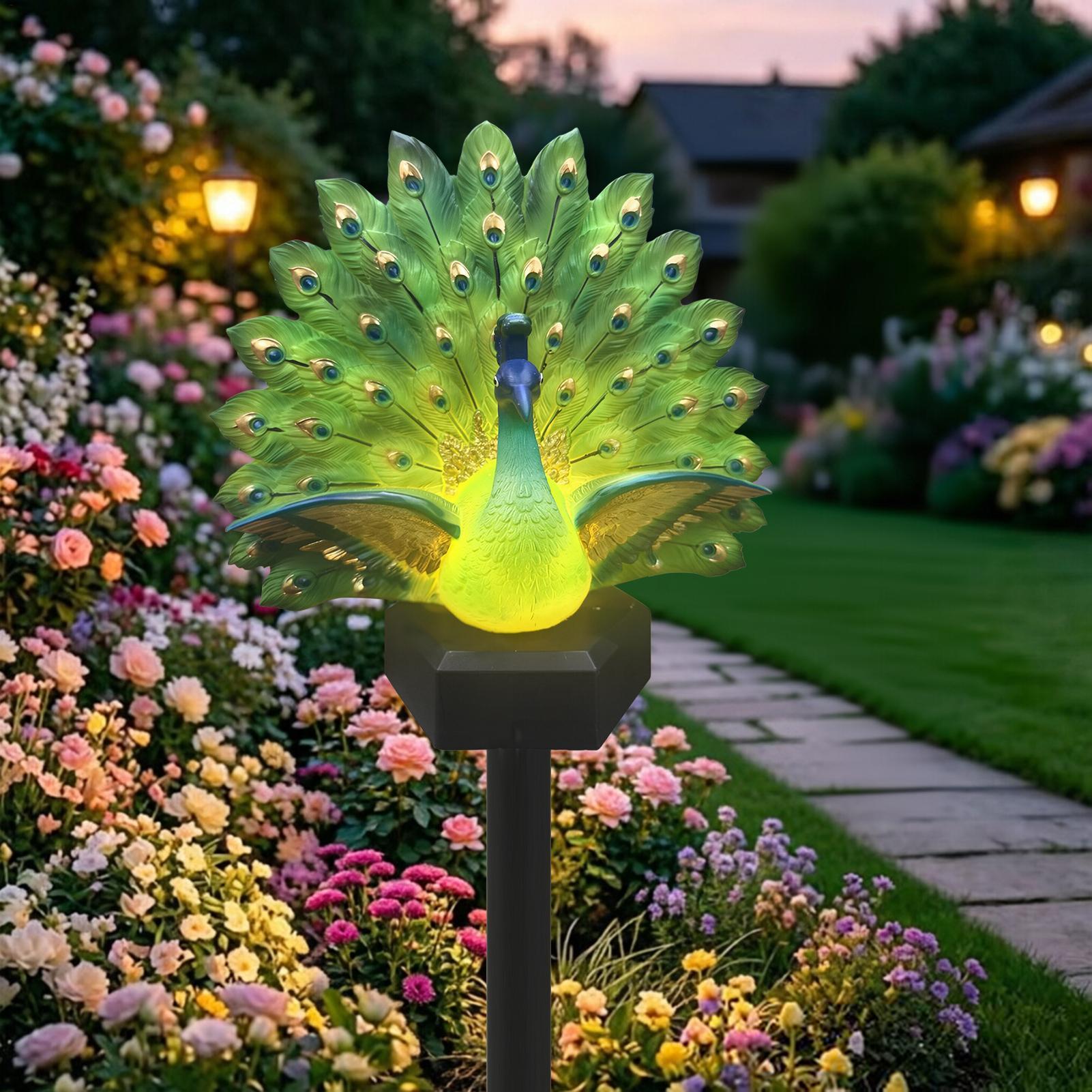 Solar Bird Garden Decor Solar  - Outdoor Yard Power Stake recension och pris