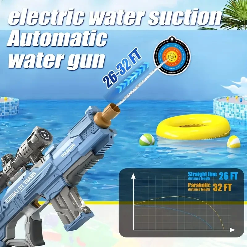Adult Electric Water Gun Toys  - Outdoor Power Wash recension och pris