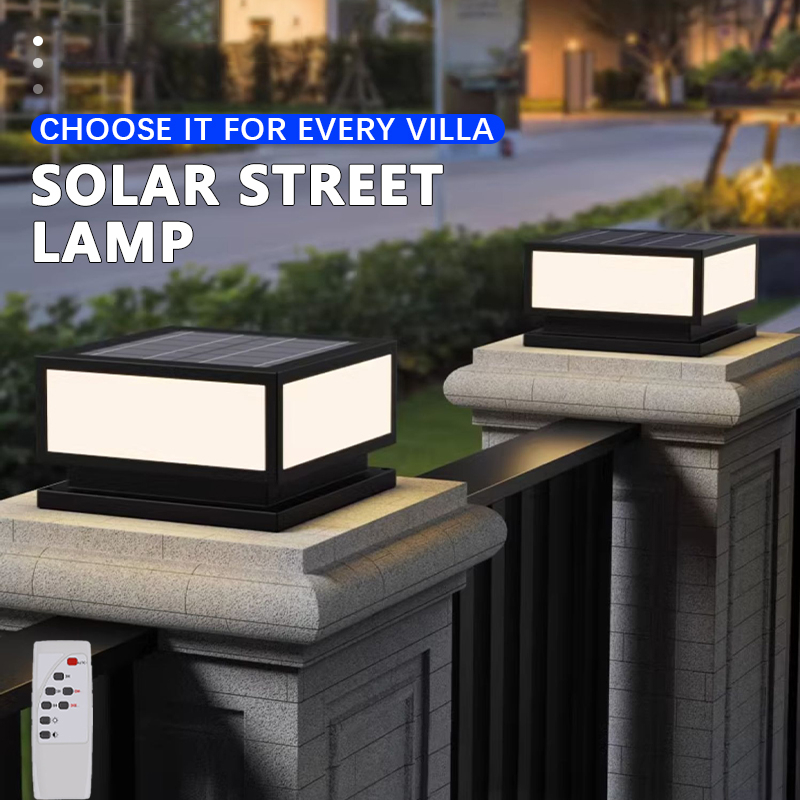 Outdoor LED Solar Column Light - Outdoor Power Post recension och pris