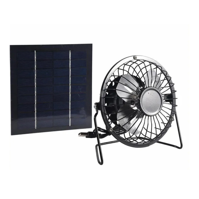 4 Inch DC 5V Fan Solar Powered - Outdoor Power Vent recension och pris