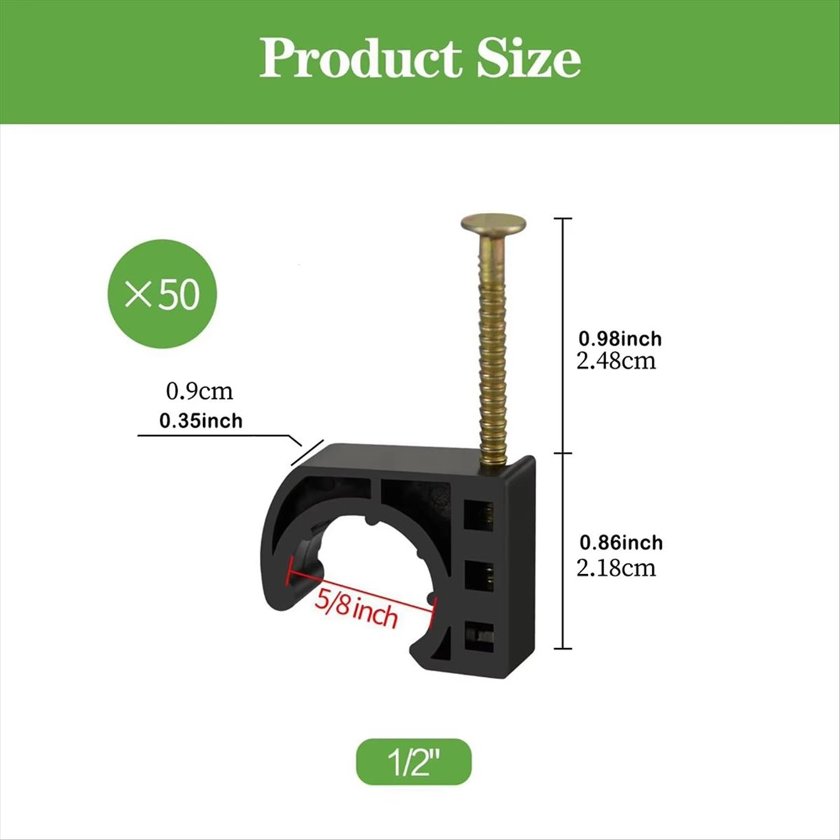 Reliable- 1/2 Inch Pipe Clamp  - Outdoor Power Vent recension och pris