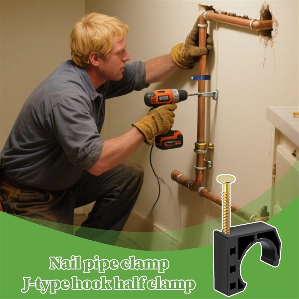 Reliable- 1/2 Inch Pipe Clamp  - Outdoor Power Vent recension och pris